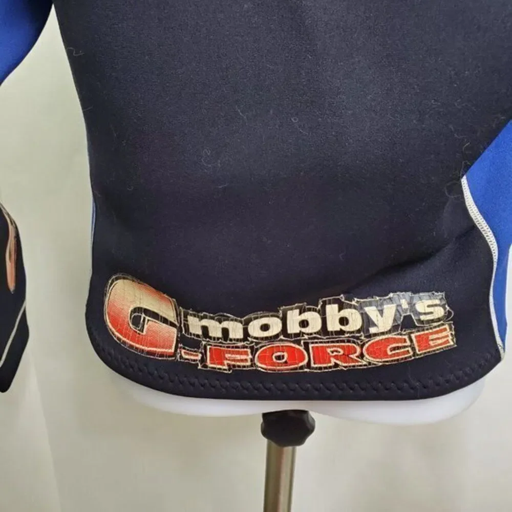 Mobbys H20‎ Body Works Wet Suit Top M G Force Blue